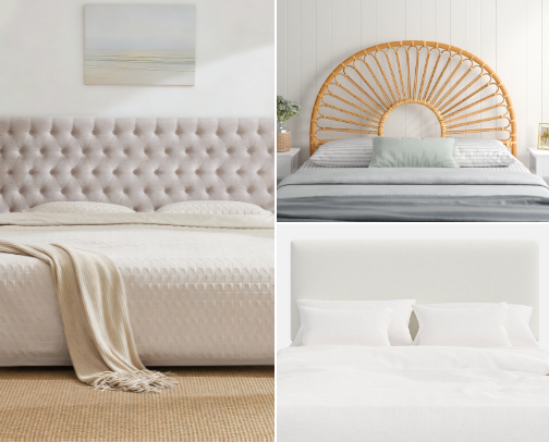10 Headboard Ideas That Make Your Bedroom Instantly Cozier cover photo collage
