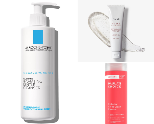Skincare routine for normal to dry skin (hydration + glow essentials) cover photo collage