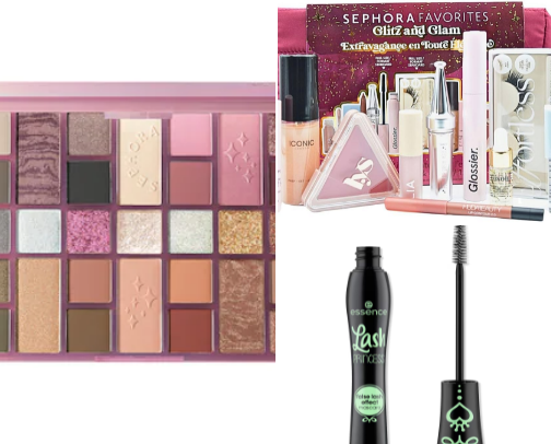 Beauty and make up must haves. cover photo collage