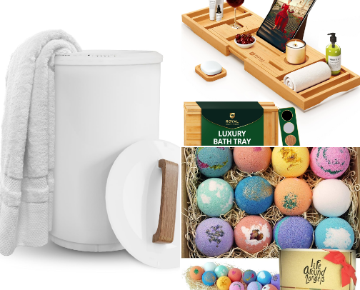 Self-Care & Home Spa Essentials cover photo collage