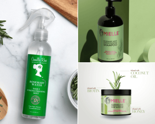 Hair growth routine - from thin to thick. cover photo collage