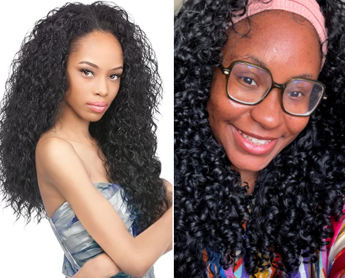 WIGS UNDER $30 cover photo collage