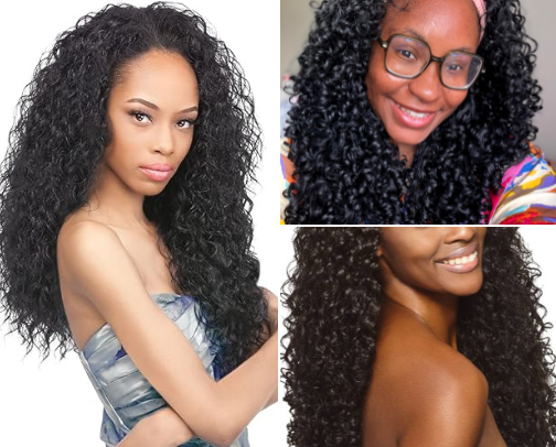 WIGS UNDER $30 cover photo collage