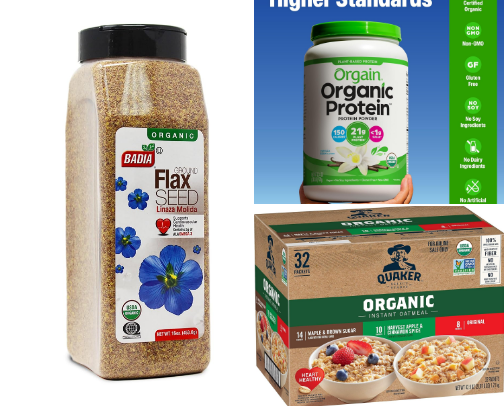 Organic Groceries cover photo collage
