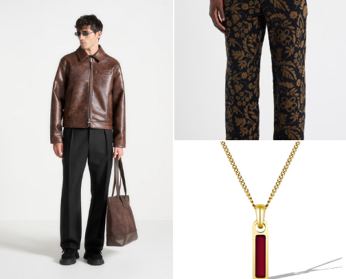 The Manière De Voir Laurent outfit edit cover photo collage