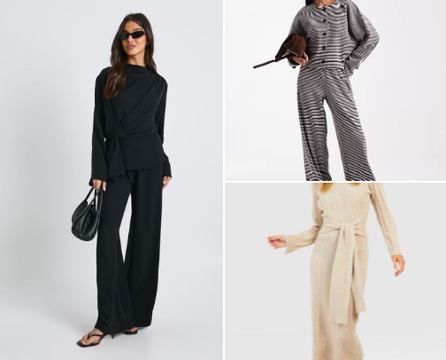 Clothes that SAVED ME postpartum. I just wanted to be comfortable but put together! cover photo collage