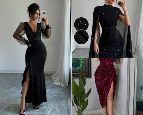 Elegant dresses to fit your body cover photo collage