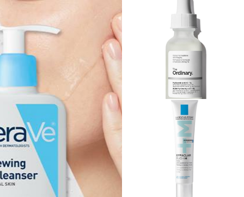 Skin-care that cleared my skin up☺️ cover photo collage