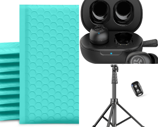 Small business items cover photo collage