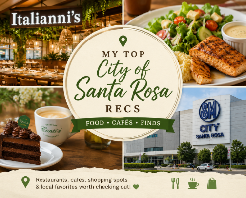 My top City of Santa Rosa recs cover photo collage