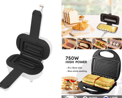 Non-Stick Burger and Bread Maker✨ cover photo collage