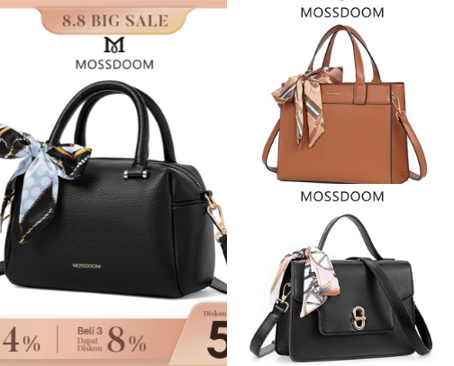 Tas wanita Elegan cover photo collage