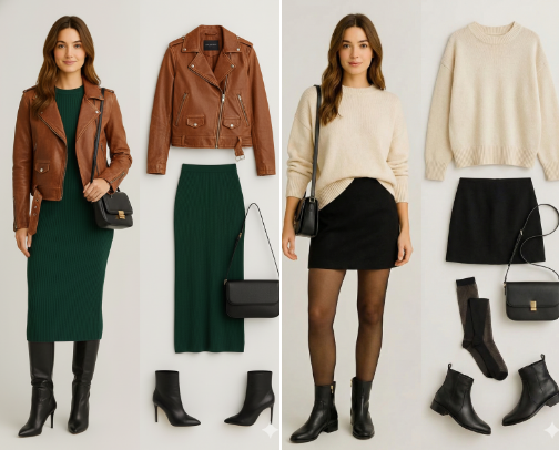 Cute & Cozy Thanksgiving Outfit Ideas (Trendy + Easy to Style) cover photo collage