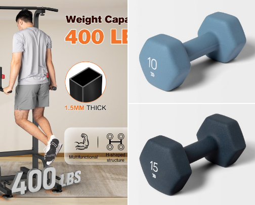 Realistic Gym Equipment for the Home cover photo collage