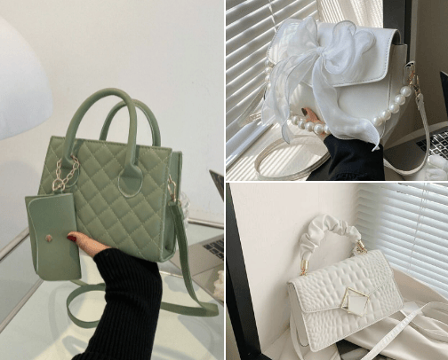 Cute shein bags and shoes cover photo collage