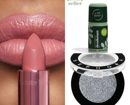 Beauty products I swear by! cover photo collage