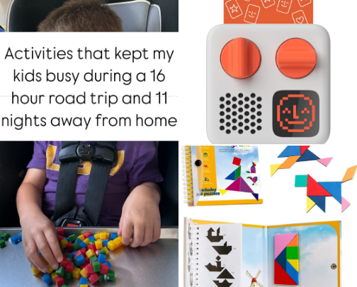 Roadtrip Activities & Ideas for Kids🚗 cover photo collage