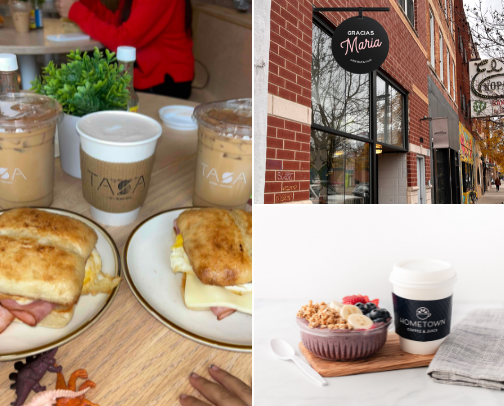 Chicago Coffee Shops cover photo collage