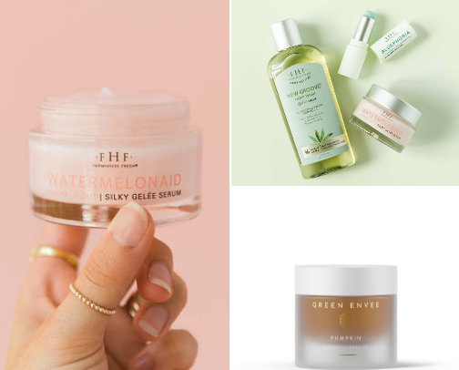 Skincare for 40 and up! cover photo collage