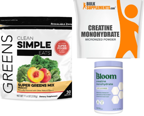 Supplements & Protein Powders cover photo collage