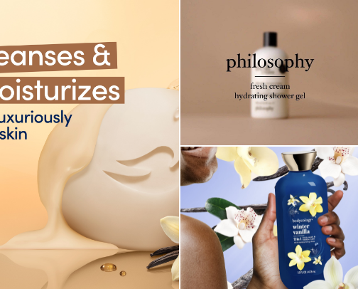 My gourmand shower routine 🚿🍦 cover photo collage
