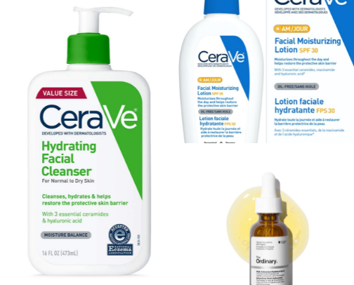 Simple Affordable Skin Care Routine cover photo collage