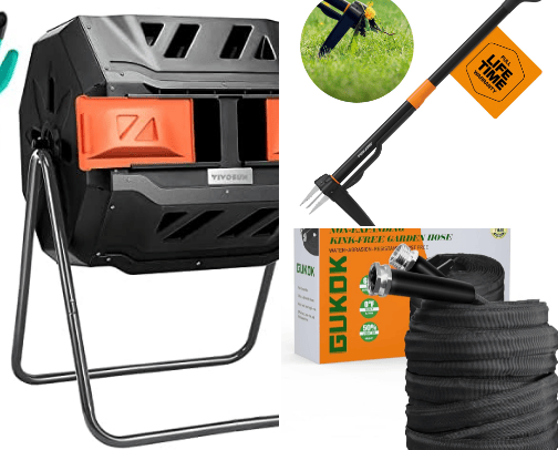 Amazon garden center cover photo collage