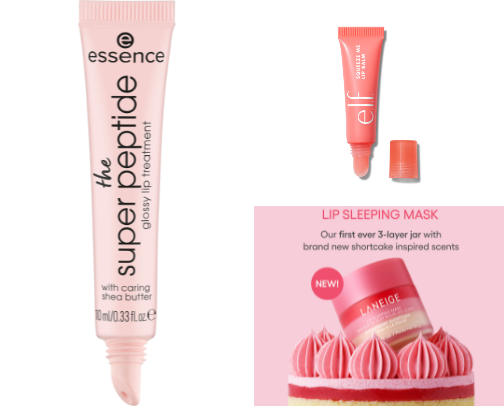 Favorite lip products cover photo collage