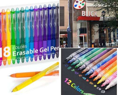 Art supplies that I love cover photo collage