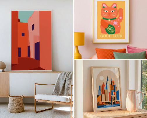 Print & Frame Art for a Home You Love cover photo collage