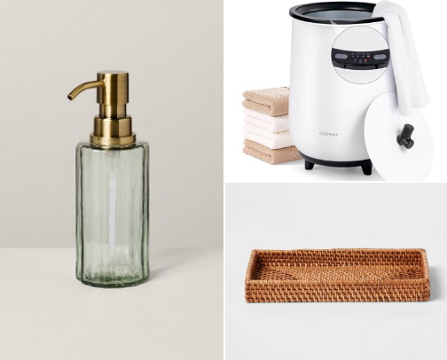 Clean Girl Bathroom Essentials cover photo collage