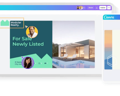 canva cover photo collage