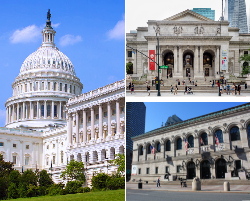 Libraries you must visit cover photo collage