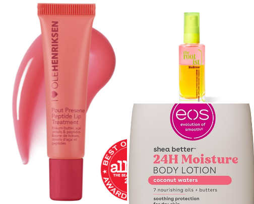 Beauty products on repeat cover photo collage