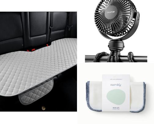 Mom Hacks I Swear By cover photo collage