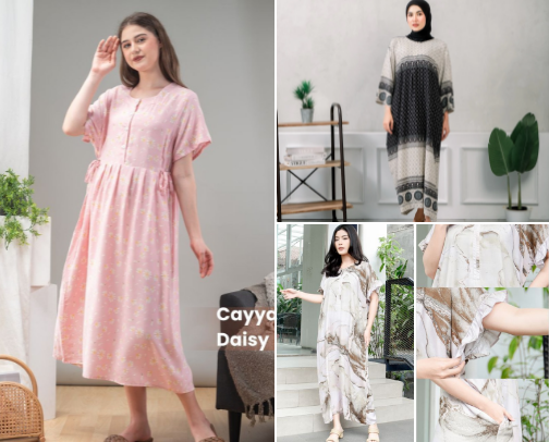 Women's home clothes (Daster) cover photo collage