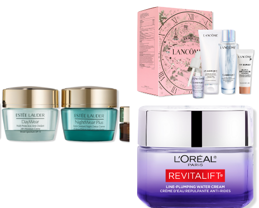 ✨ Glow, hydrate, and feel fabulous! Discover premium skincare and makeup crafted to nourish, protect, and enhance your natural beauty. Clinically tested, luxurious, and perfect for daily radiance. cover photo collage