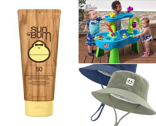 Toddler Summer Essentials cover photo collage