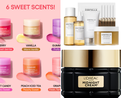 My favorite beauty recs cover photo collage
