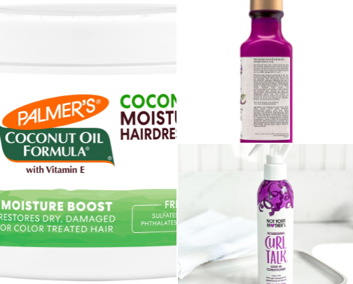 My Updated Curly Hair Routine cover photo collage