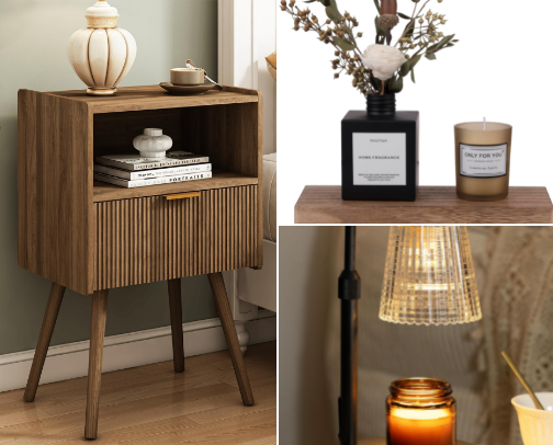 Curated home items cover photo collage