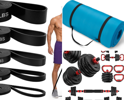 Fitness Essentials for a Healthier Lifestyle cover photo collage