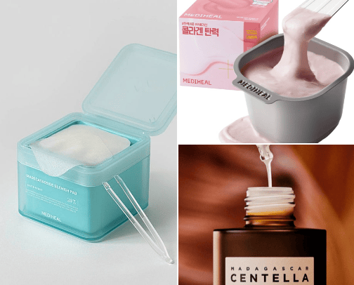 Korean Skincare Essentials 🫶🏽💎 cover photo collage