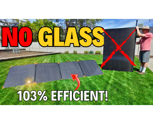 I'll NEVER Use Glass Solar Panels On The Road Again! cover photo collage
