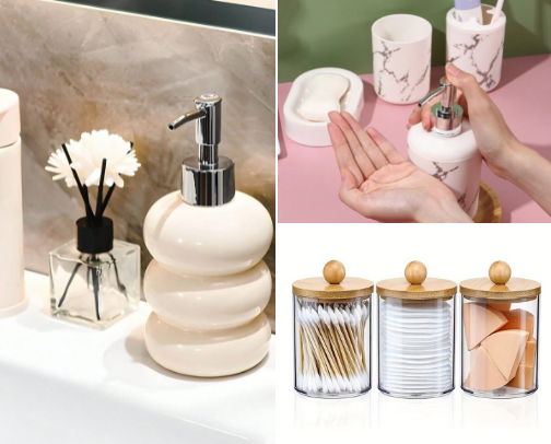 Bathroom Essentials cover photo collage