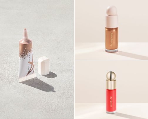 Soft makeup for mature skin cover photo collage