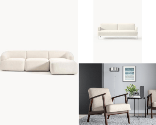 Aesthetic home cover photo collage