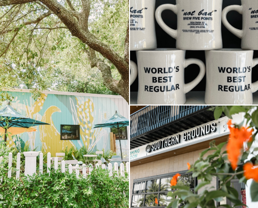 Cafes & Coffee Shops in Jacksonville, FL 🥖☕️ cover photo collage
