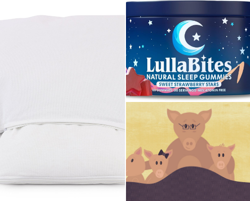 Nighttime Nervous System Support for Trauma Bodies & Tired Moms cover photo collage