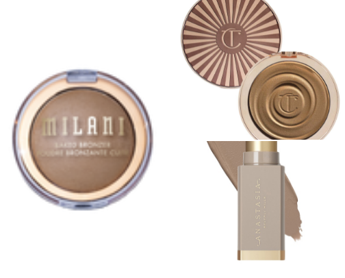 Bronzers & Contours for Mature Skin cover photo collage